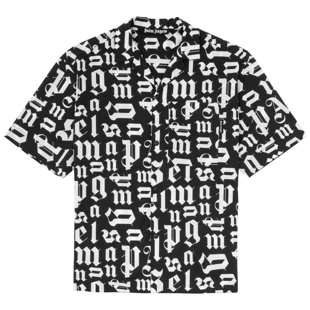 Palm Angels Monogram Bowling Shirt